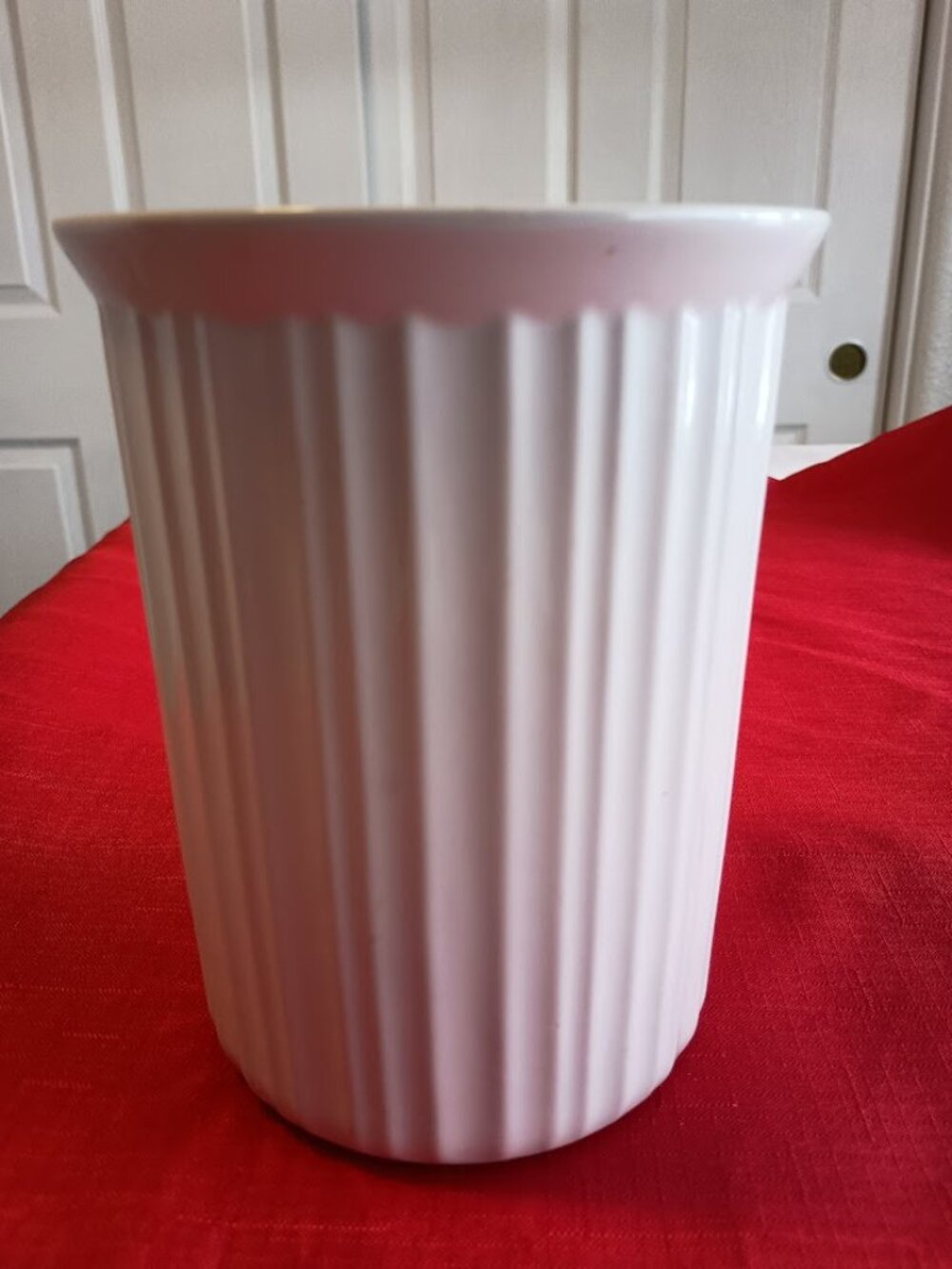 Corning Ware French White Utensil Crock